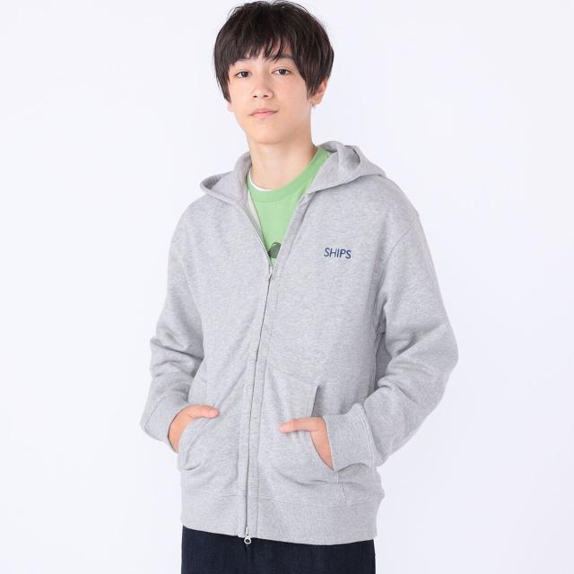 シップス（SHIPS）/SHIPS KIDS:140〜160cm / ロゴ フード ジップ パーカ_5