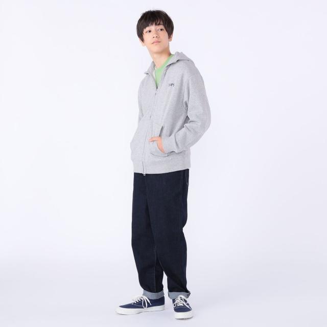 シップス（SHIPS）/SHIPS KIDS:140〜160cm / ロゴ フード ジップ パーカ_8