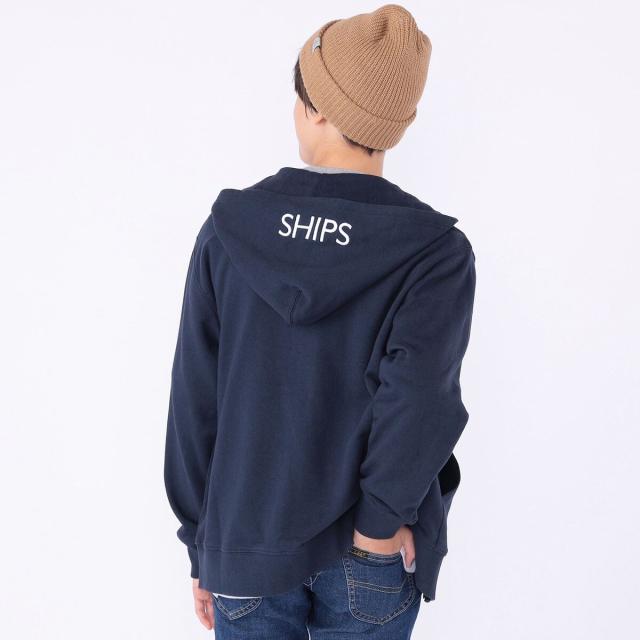シップス（SHIPS）/SHIPS KIDS:140〜160cm / ロゴ フード ジップ パーカ_11