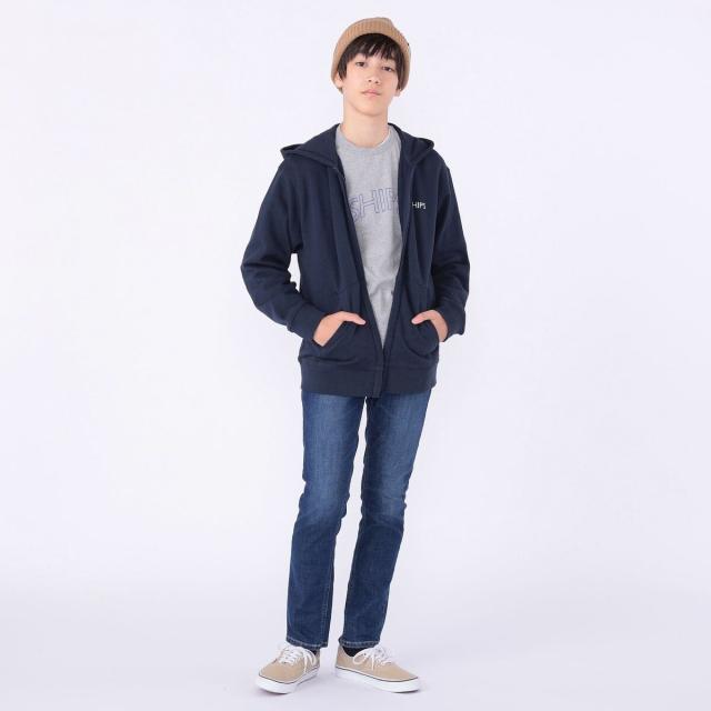 シップス（SHIPS）/SHIPS KIDS:140〜160cm / ロゴ フード ジップ パーカ_12