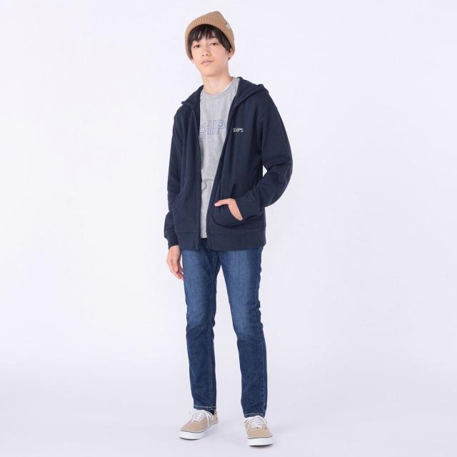 シップス（SHIPS）/SHIPS KIDS:140〜160cm / ロゴ フード ジップ パーカ_13