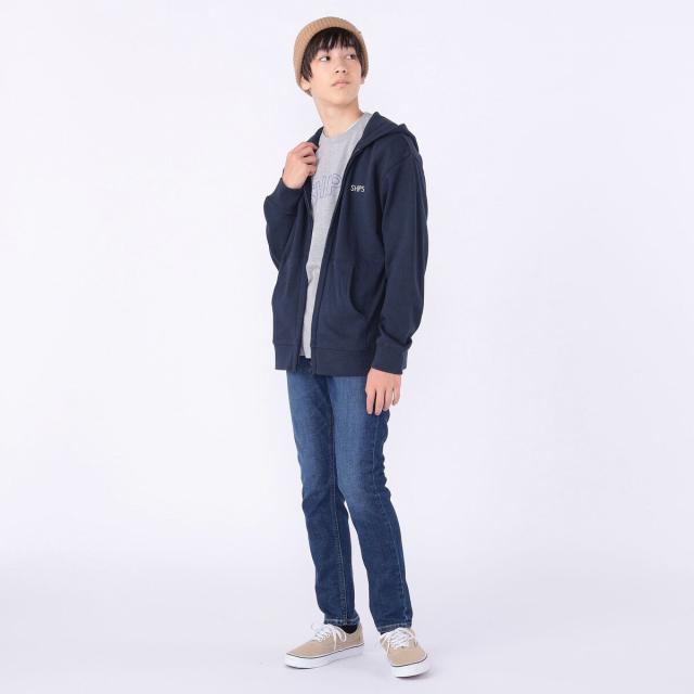 シップス（SHIPS）/SHIPS KIDS:140〜160cm / ロゴ フード ジップ パーカ_14