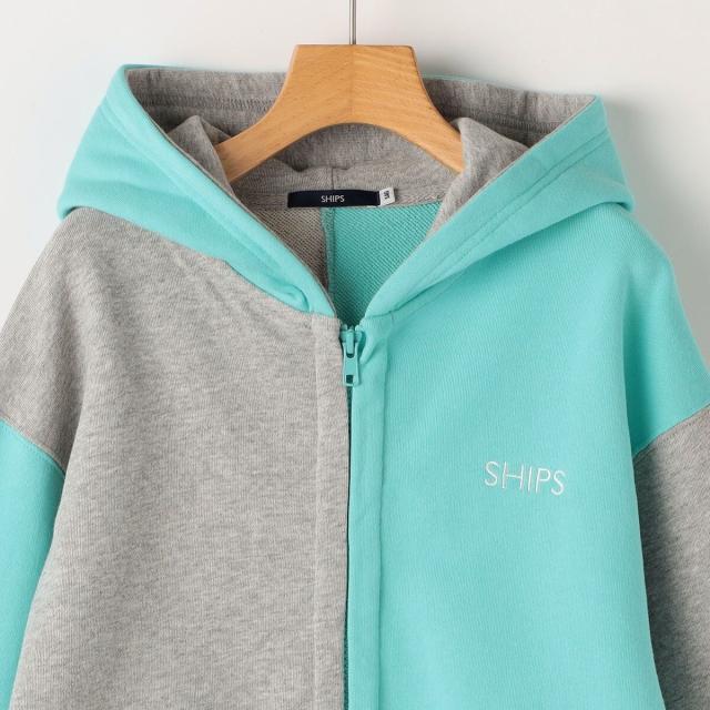 シップス（SHIPS）/SHIPS KIDS:140〜160cm / ロゴ フード ジップ パーカ_18