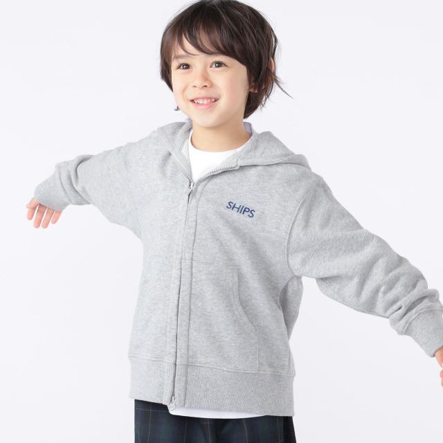 シップス（SHIPS）/SHIPS KIDS:100〜130cm / ロゴ フード ジップ パーカ_1