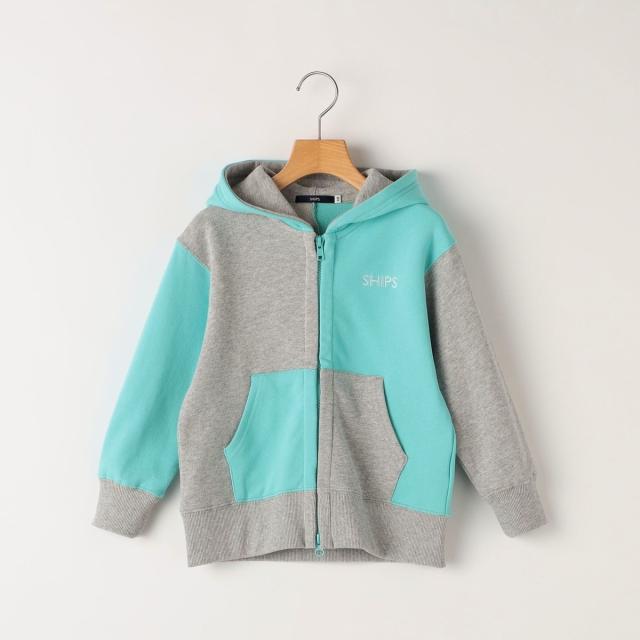 シップス（SHIPS）/SHIPS KIDS:100〜130cm / ロゴ フード ジップ パーカ_2