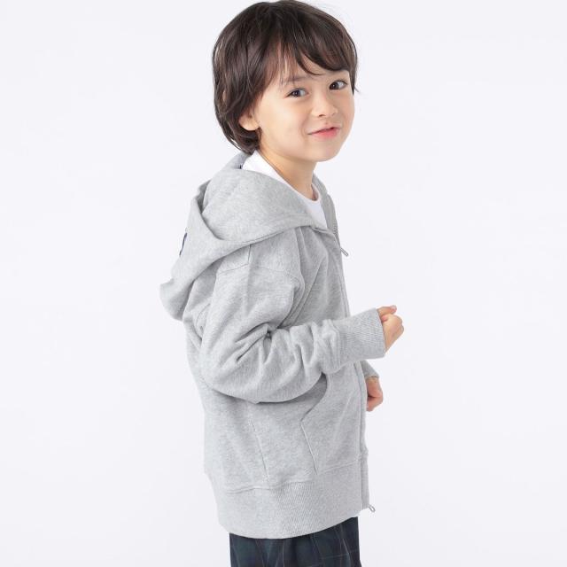 シップス（SHIPS）/SHIPS KIDS:100〜130cm / ロゴ フード ジップ パーカ_7