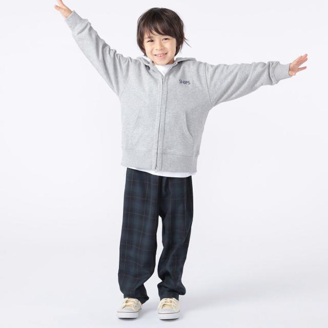 シップス（SHIPS）/SHIPS KIDS:100〜130cm / ロゴ フード ジップ パーカ_9