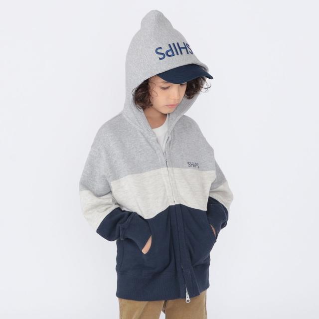 シップス（SHIPS）/SHIPS KIDS:100〜130cm / ロゴ フード ジップ パーカ_13