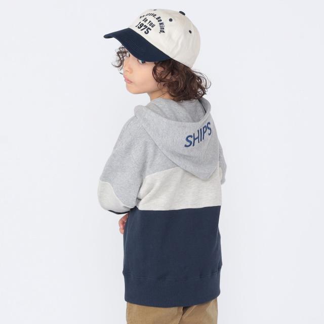 シップス（SHIPS）/SHIPS KIDS:100〜130cm / ロゴ フード ジップ パーカ_15