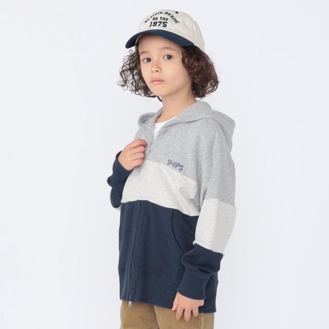 シップス（SHIPS）/SHIPS KIDS:100〜130cm / ロゴ フード ジップ パーカ_16