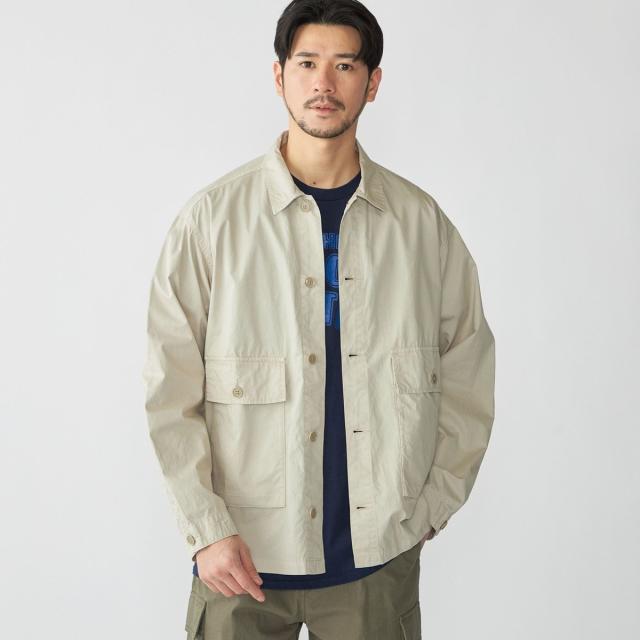 シップス（SHIPS）/SHIPS: ガーメントダイ シャツ アウター