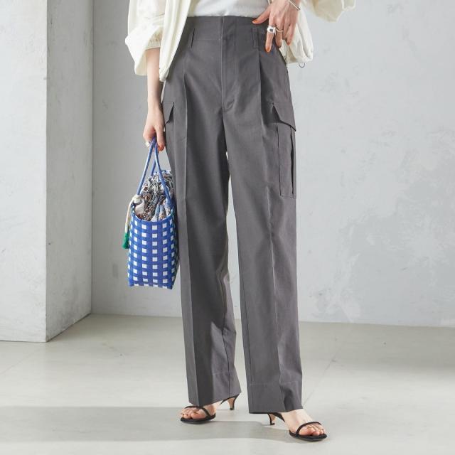 シップス（SHIPS）/《予約》〈洗濯機可能〉ポリエステル 麻 カーゴ パンツの通販は 18,150円