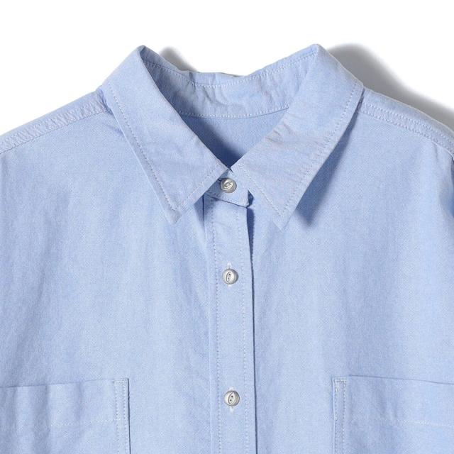 シップス（SHIPS）/〈洗濯機可能〉ワンポイント 刺繍 シャツ ワンピース