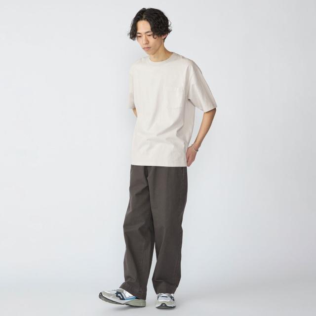 シップス（SHIPS）/SHIPS: ストーン ウォッシュ コットン パンツ (セットアップ対応)_4