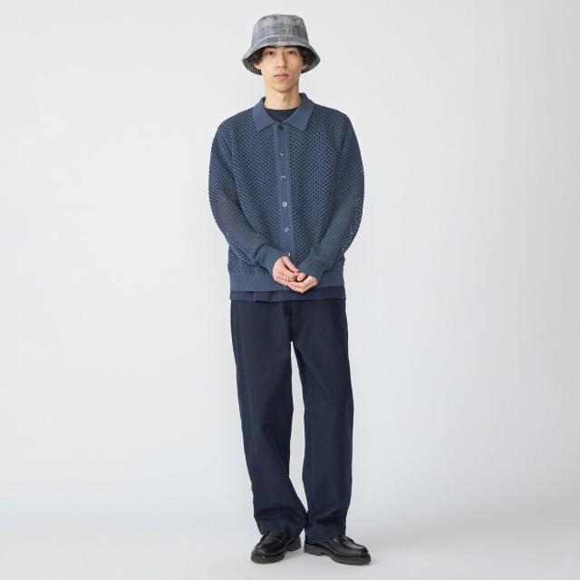 シップス（SHIPS）/SHIPS: ストーン ウォッシュ コットン パンツ (セットアップ対応)_6