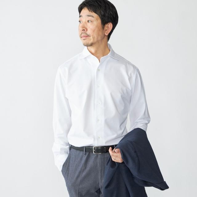 シップス（SHIPS）/SHIPS: ジャージー ワンピースカラー シャツ