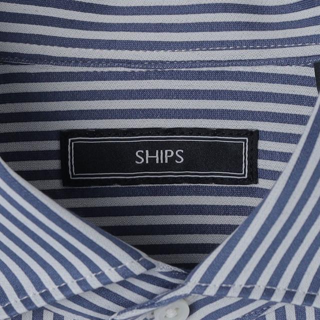 シップス（SHIPS）/SHIPS: ジャージー ロンドンストライプ ワンピースカラー シャツ_13