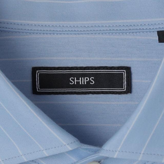 シップス（SHIPS）/SHIPS: ジャージー ストライプ ワンピースカラー シャツ_12
