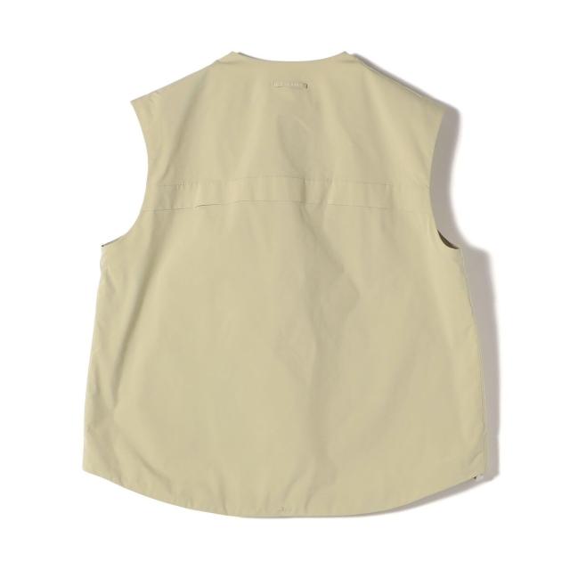 シップス（SHIPS）/SHIPS Primary Navy Label:タフタ ジップアップ ジレ_3