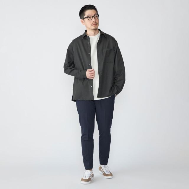 シップス（SHIPS）/SHIPS: SMART MERINO(R) レギュラーカラー シャツ_4