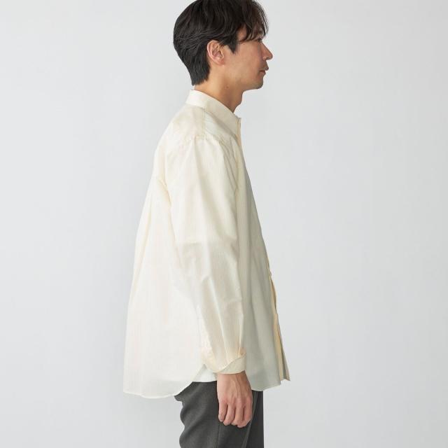 シップス（SHIPS）/SHIPS: レギュラーカラー エアリー コットン ロングスリーブ シャツ_17