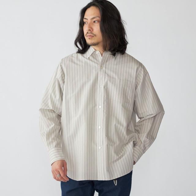 シップス（SHIPS）/SHIPS: レギュラーカラー エアリー コットン ロングスリーブ シャツ_19