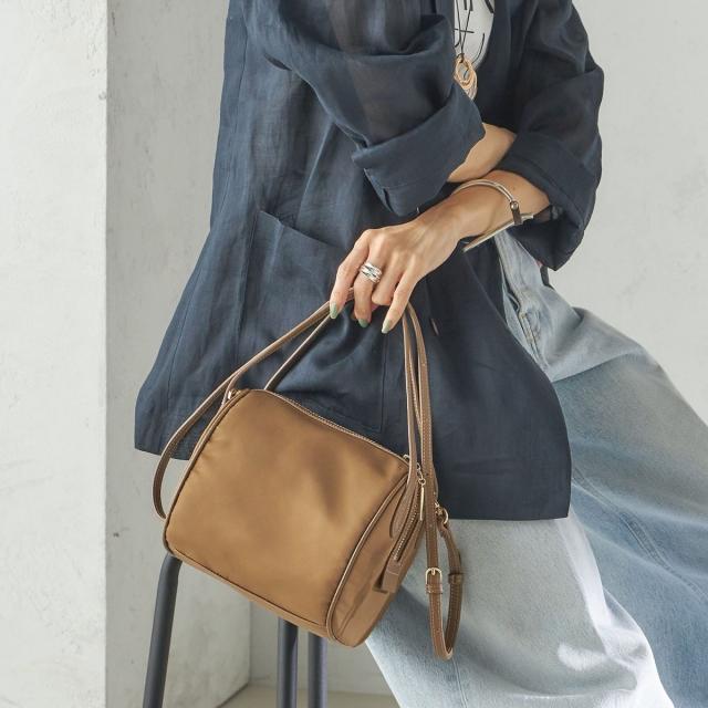 シップス（SHIPS）/BEAURE:NYLON MINI BOSTON