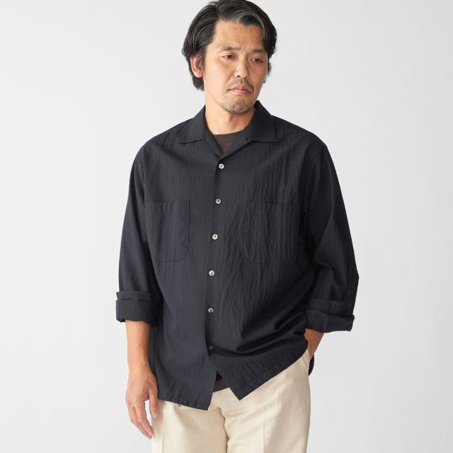 シップス（SHIPS）/Southwick Gate Label: TW エンボス ロングスリーブ キャンプシャツ