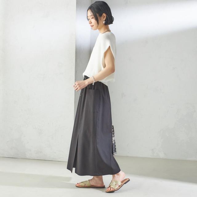 シップス（SHIPS）/〈手洗い可能〉ポリエステル 麻 スキッパー プルオーバー_16