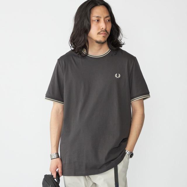 シップス（SHIPS）/FRED PERRY: M1588 TWIN TIPPED Tシャツ