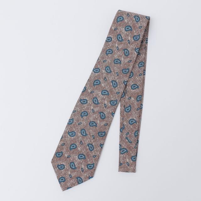 シップス（SHIPS）/Errico Formicola: プリント メランジ ペイズリー ネクタイ