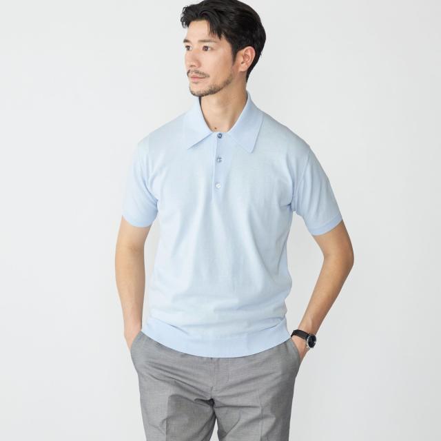 シップス（SHIPS）/SHIPS: ICE COTTON ショートスリーブ ニットポロ