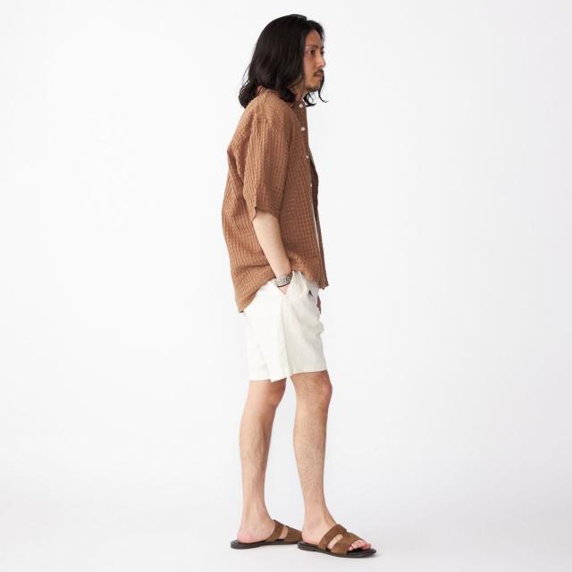 シップス（SHIPS）/BENCH MARKING SHIRTS: シアー ドビー ショート