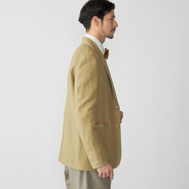 シップス（SHIPS）/【SHIPS別注】CARUSO: リネン パイピング ジャケット_4