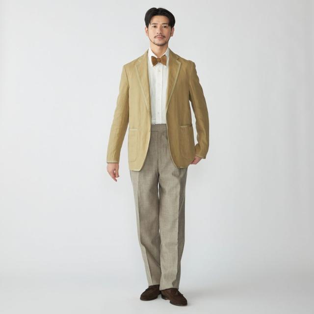 シップス（SHIPS）/【SHIPS別注】CARUSO: リネン パイピング ジャケット_5