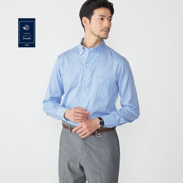 シップス（SHIPS）/SHIPS: イタリアン ボタンダウン パナマ ギンガムチェック シャツ