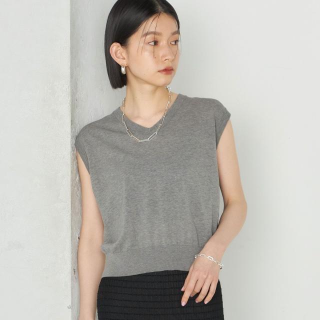 シップス（SHIPS）/《予約》Wai＋:〈手洗い可能〉Vネック ベスト