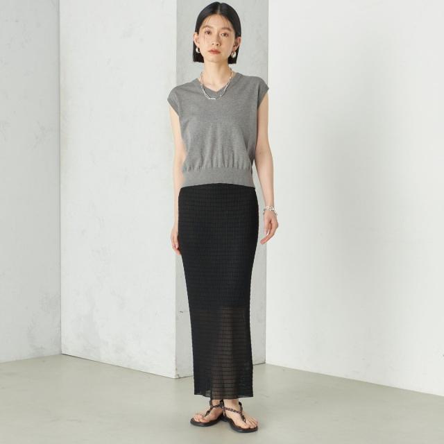 シップス（SHIPS）/《予約》Wai＋:〈手洗い可能〉Vネック ベスト