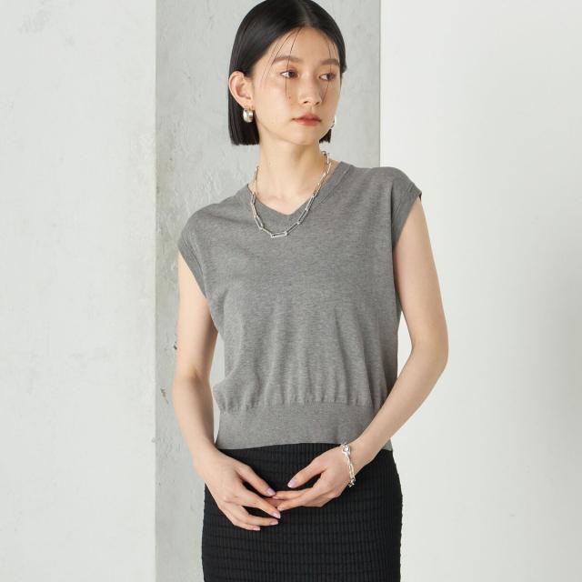 シップス（SHIPS）/《予約》Wai＋:〈手洗い可能〉Vネック ベスト