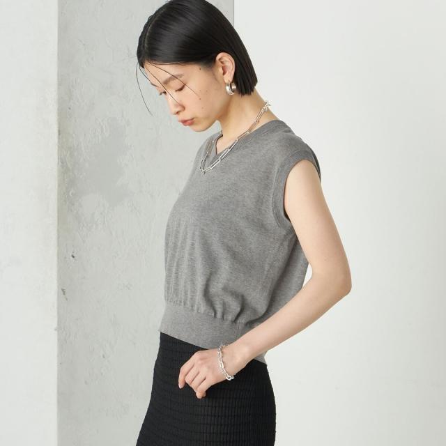 シップス（SHIPS）/《予約》Wai＋:〈手洗い可能〉Vネック ベスト