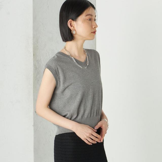 シップス（SHIPS）/《予約》Wai＋:〈手洗い可能〉Vネック ベスト