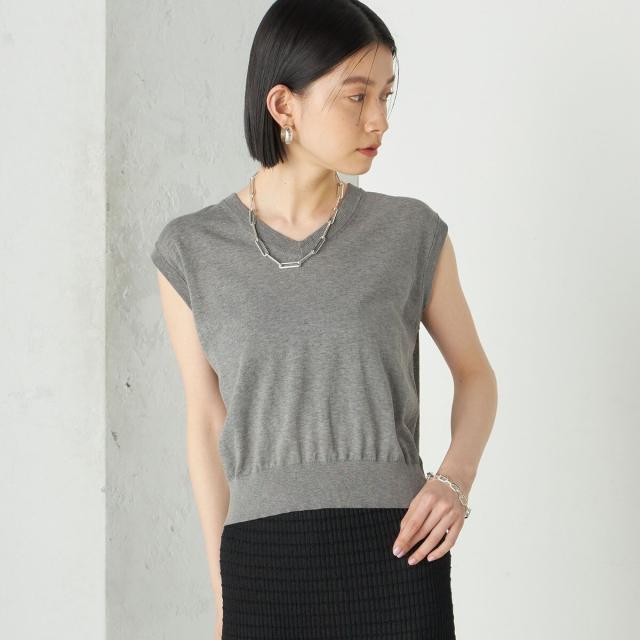 シップス（SHIPS）/《予約》Wai＋:〈手洗い可能〉Vネック ベスト