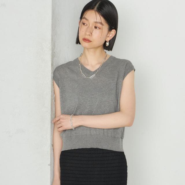 シップス（SHIPS）/《予約》Wai＋:〈手洗い可能〉Vネック ベスト