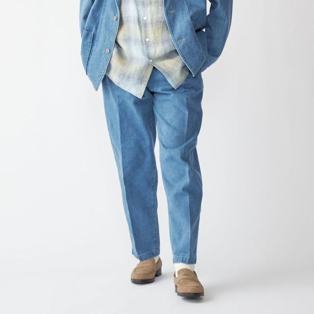 シップス（SHIPS）/Southwick Gate Label: デニム イージー 1プリーツ パンツ