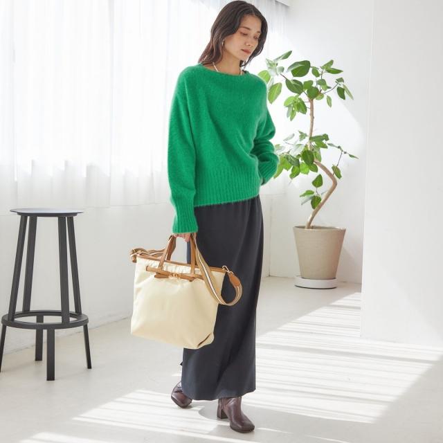 シップス（SHIPS）/《一部追加予約》【WEB限定】ライン テープ ショルダー付き A4 トート