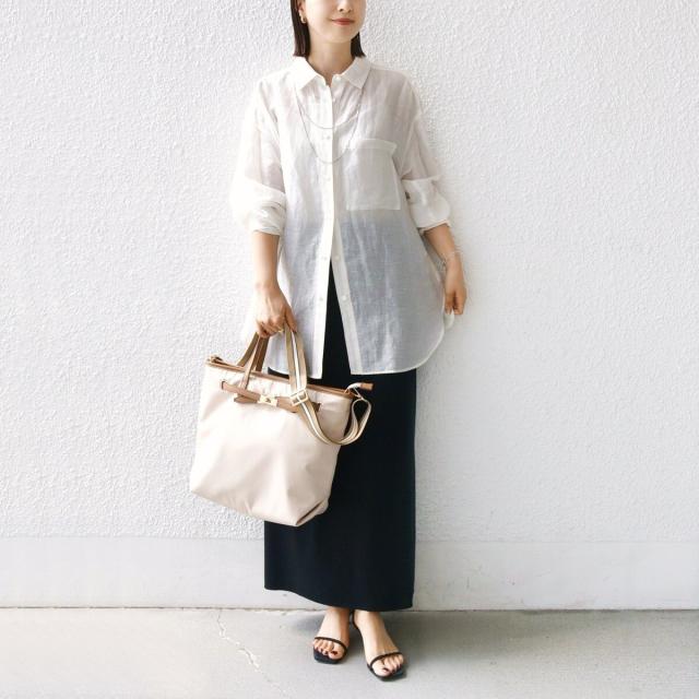 シップス（SHIPS）/《一部追加予約》【WEB限定】ライン テープ ショルダー付き A4 トート