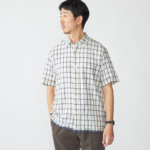 シップス（SHIPS）/SHIPS: インディア レギュラーカラー ショートスリーブ シャツ_1