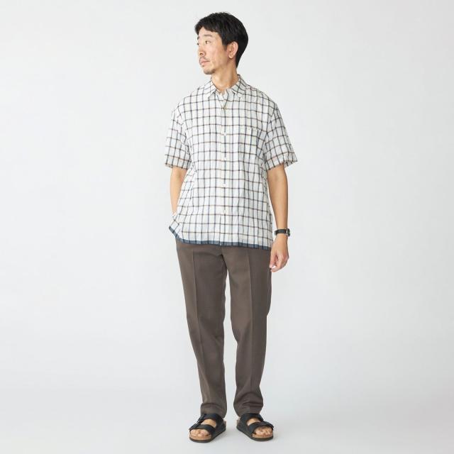 シップス（SHIPS）/SHIPS: インディア レギュラーカラー ショートスリーブ シャツ_3