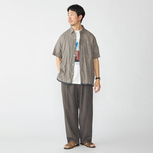 シップス（SHIPS）/SHIPS: インディア レギュラーカラー ショートスリーブ シャツ_4