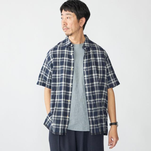 シップス（SHIPS）/SHIPS: インディア レギュラーカラー ショートスリーブ シャツ_6